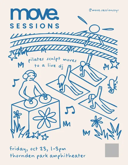 move. sessions presents: pilates sculpt to a live DJ