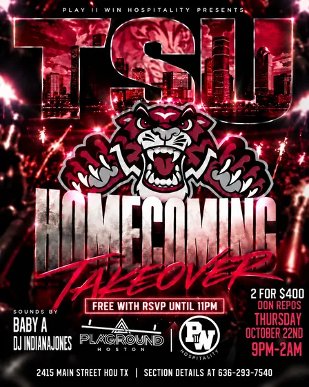 ‼️🔥TSU HOMECOMING TAKEOVER🔥‼️