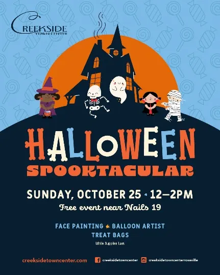Creekside Town Center Announces Annual (Free) Halloween Spooktacular Event