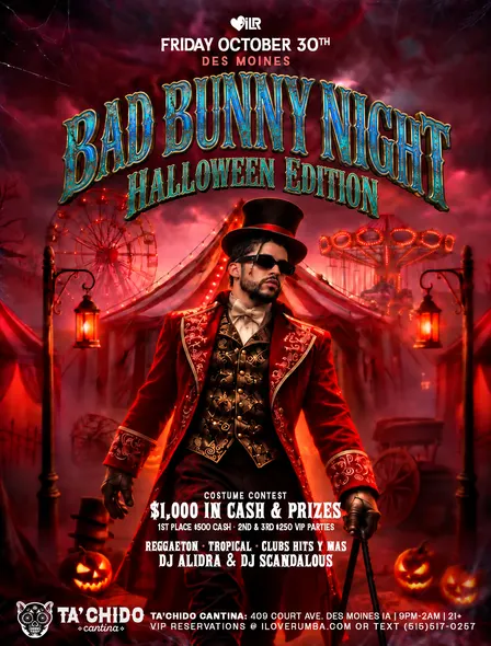 Bad Bunny Night – Halloween Edition 🎃