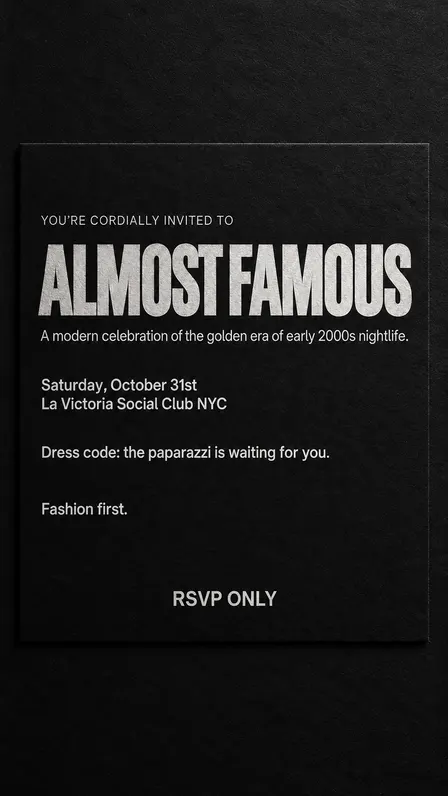 Almost Famous @ La Victoria - Halloween Night
