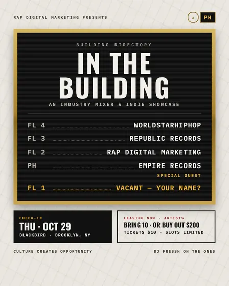 In The Building — An Industry Mixer & Indie Event