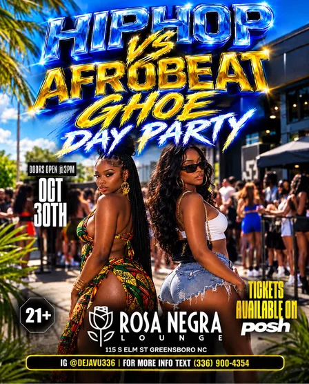 HIP HOP VS AFROBEATS GHOE DAY PARTY