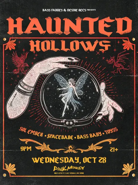 BASS FAIRIES X DESIRE RECS PRESENTS: HAUNTED HOLLOWS