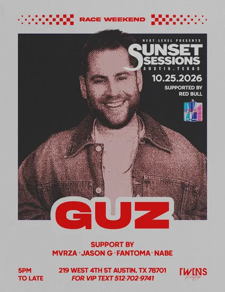 SUNSET SESSIONS X GUZ (BROUGHT TO YOU BY REDBULL)