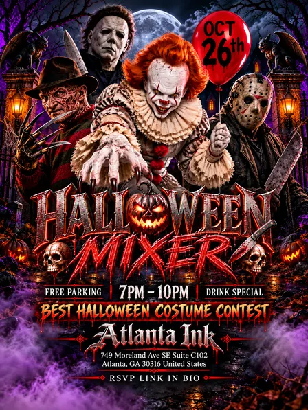 HALLOWEEN MIXER-ATLANTA INK