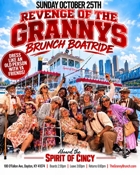 The Granny Brunch Boatride | Cincinnati