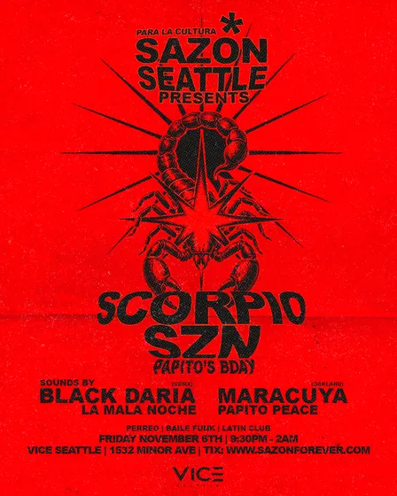 SAZON SEATTLE: SCORPIO SZN
