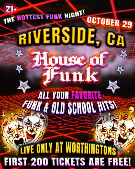 HOUSE OF FUNK - RIVERSIDE - HALLOWEEN PARTY