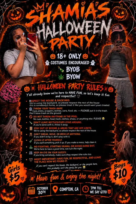 Shamia’s Halloween Party