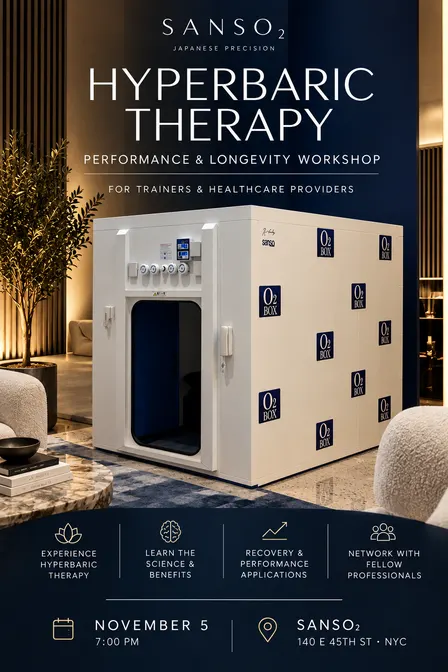 Hyperbaric Therapy: Performance & Longevity Workshop