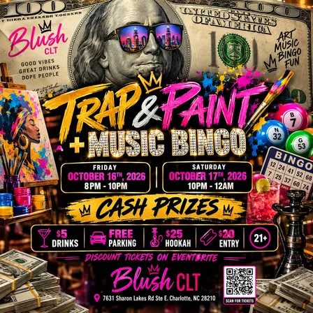 Trap & Paint + Music Bingo