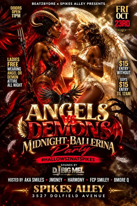 ANGELS VS DEMONS: Midnight Ballerina Party