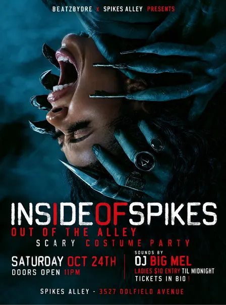 INSIDE OF SPIKES: Out of the Alley — Scary Costume Party