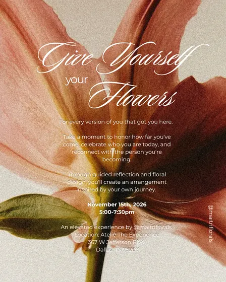 Give Yourself Your Flowers