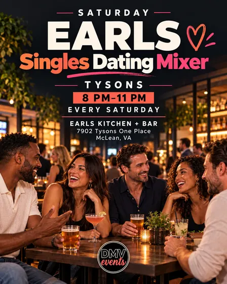 Saturday Singles Mixer at Earls Tysons