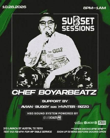 SUBset Sessions - CHEF BOYARBEATZ