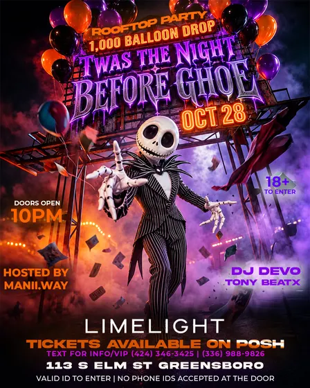 TWAS THE NIGHT BEFORE GHOE | 1K BALLOON DROP