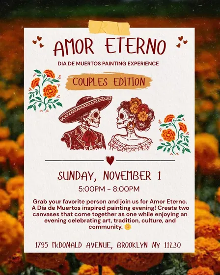 AMOR ETERNO : Dia de Muertos Painting Experience