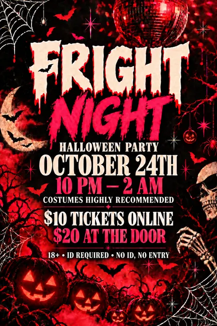 Fright Night Halloween Party