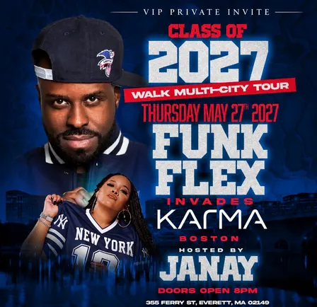 VIP HARVARD GRAD COMMENCEMENT AFTER-PARTY 🎓 × HOT97 FUNK FLEX 💣 CELEBRATING BOSTON GRADS — CLASS OF 2027 🔥