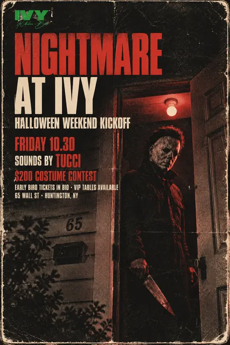 Friday - IVY Halloween Music by TUCCI 10/30