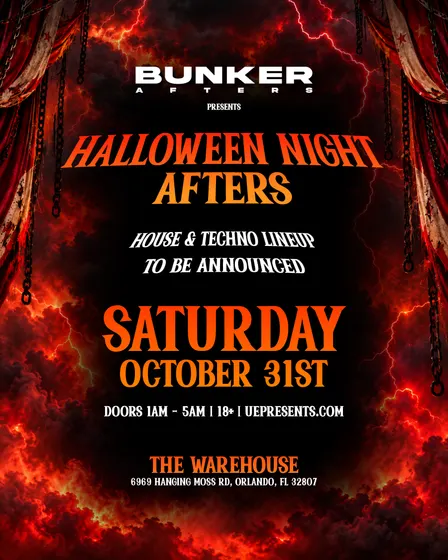 Halloween Night Warehouse Afters 2026 🎃