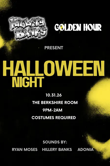 Golden Hour x Hillery Banks Present: Halloween Night