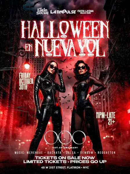 Fri, 10/30: Halloween NuevaYol Latin Fridays: Fiesta Latina NYC at OOO Nightclub