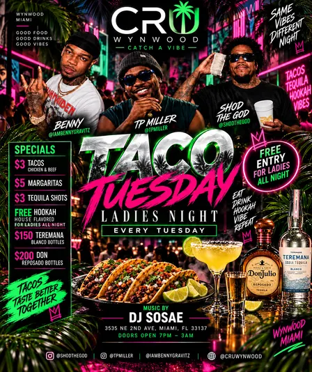 Taco Tuesday, Ladies Night