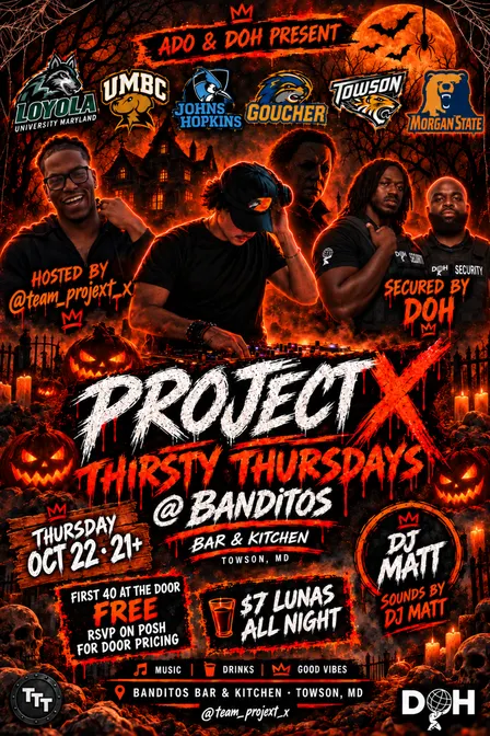 Project X: Thirsty Thursdays @ Banditos