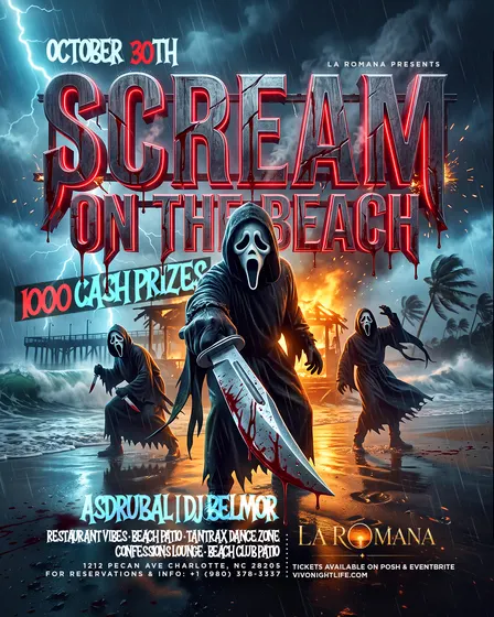 Scream on the Beach · La Romana · October 30