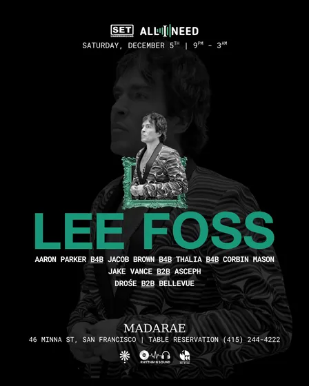 LEE FOSS at MadaRae Nightclub San Francisco