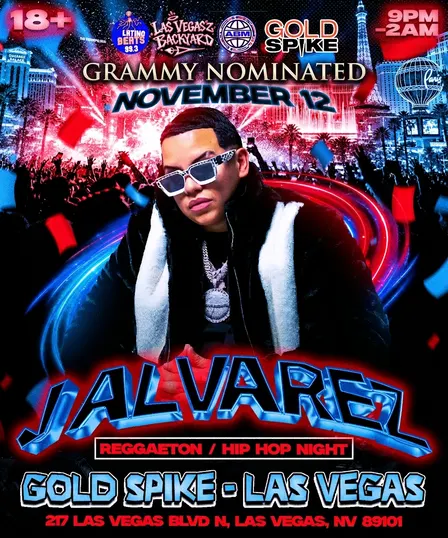J Alvarez 18+ Reggaeton / Hip Hop Night