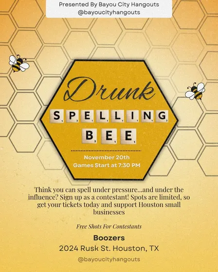 🐝 Drunk Spelling Bee 🐝