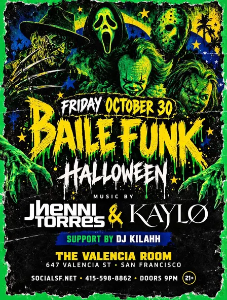 BAILE FUNK HALLOWEN - THE VALENCIA ROOM