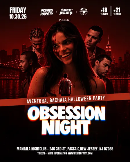 Obsession Night - Halloween Bachata Dance Party | In New Jersey (18+)