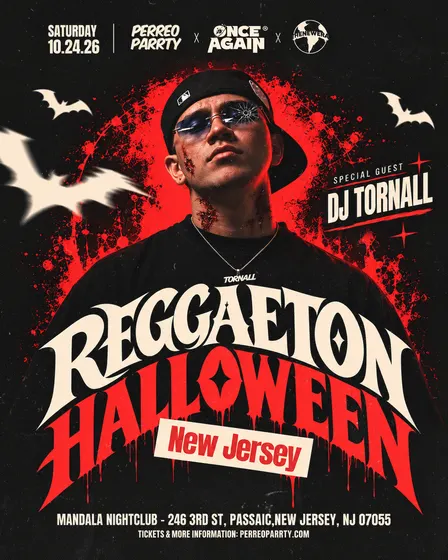 Reggaeton Halloween Perreo Parrty ft. DJ Tornall | In New Jersey, Passaic (18+)