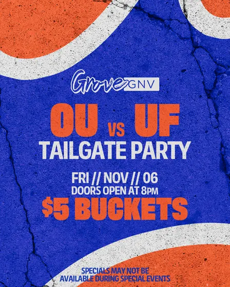 UF vs Oklahoma PRE-TAIL GATE PARTY @ Grove GNV