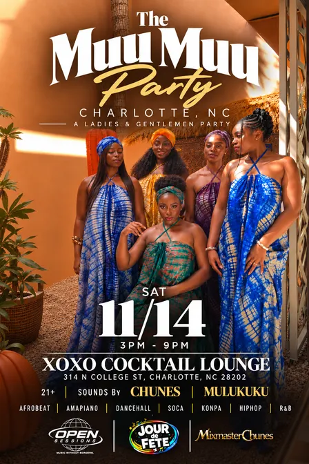 The Muu Muu Party | Charlotte Afrobeat Hiphop RnB Dancehall Konpa