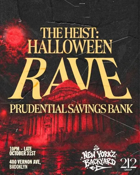 🎃 HEIST HALLOWEEN RAVE (BROOKLYN) 🎃