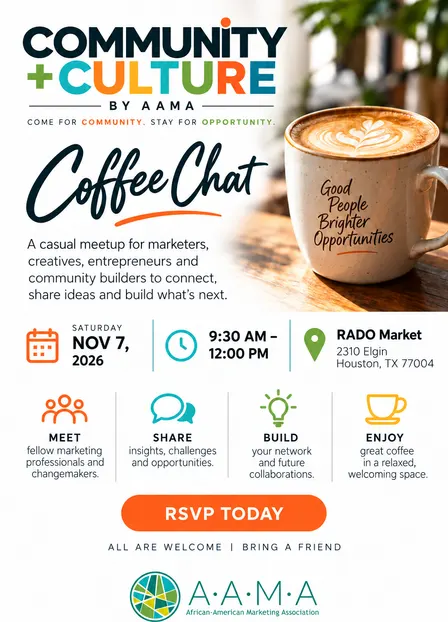 Community + Culture Coffee Chat