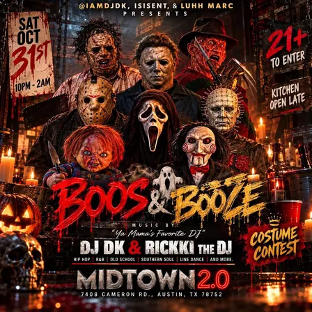 BOOS & BOOZE 👻🥃