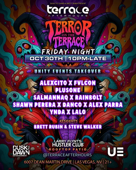 TERROR ON THE TERRACE W/ UNITY EVENTS 🔮🕷️