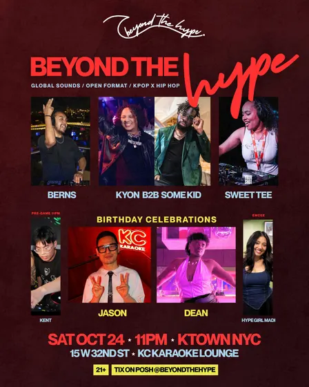 BEYOND THE HYPE | Saturday Night Party in Koreatown NYC @ KC Karaoke Lounge