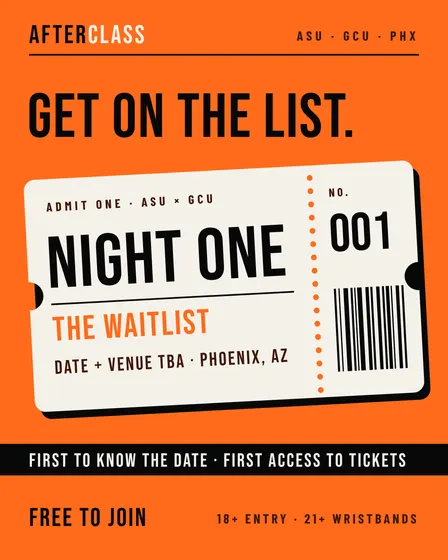 AfterClass: Night One Waitlist