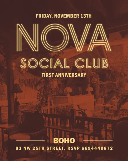 NOVA SOCIAL CLUB - 1st ANNIVERSARY 🔮