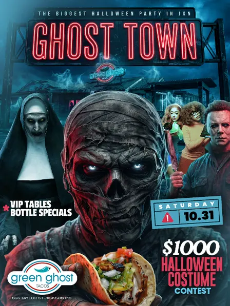 The Biggest Halloween Party in JXN- GHOST TOWN