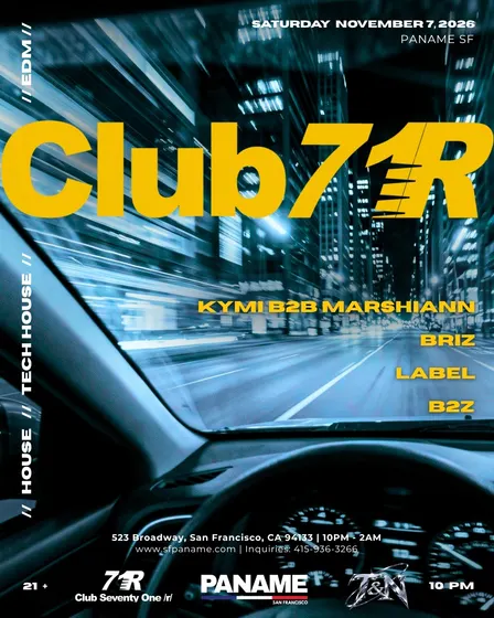 Club 71R @ Paname SF