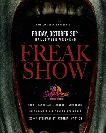 Freak Show Halloween Weekend at South Beach Astoria